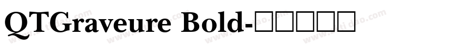 QTGraveure Bold字体转换